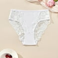thumbnail image 2 of Levmjia Womens Underpants High Waist Briefs Plus Size Seamless Thong Lace Breathable No Show Solid Color Panties For Daily Wear Comfort, 2 of 9