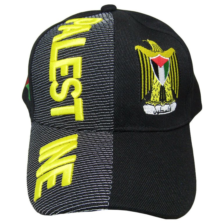 Baseball Team Logo Trucker Hat - LA NY ATL Designer Palestine