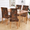 thumbnail image 2 of Yayeee 2 Pack Dining Chair Covers Stretch Parson Chairs Slipcovers Seat Protector, Abstract Tribal Pattern, 2 of 6