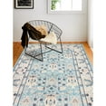 thumbnail image 6 of Bashian D113-LBL-9X12-MH115 Dakota Collection Geometric Transitional Polypropylene Power Loom Area Rug, Light Blue - 8 ft. 6 in. x 11 ft. 6 in., 6 of 7