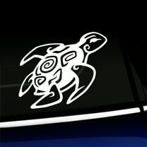 Sea Turtle - Vinyl Decal - Choose Color - [WHITE]