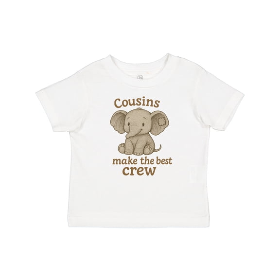 Inktastic Cousins Make the Best Crew Elephant Graphic Boys or Girls Baby T-Shirt