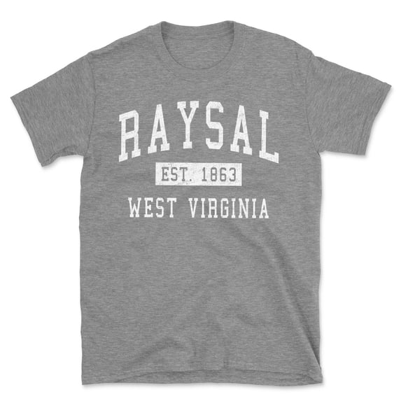 Raysal West Virginia Classic Established Men's Cotton T-Shirt