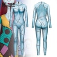 thumbnail image 3 of Disfraz de Sally para Halloween para adultos y niños, vestido, mono y conjunto., 3 of 5