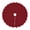 Burgundy, variant on Aximioll Christmas Tree Skirt 48.03 in, Dark Brown Scalloped Plush Fabric Base with Tied Closures, Seasonal Living Room Floor Mat for Holiday Tree Displays