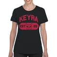 thumbnail image 2 of Officially Licensed Legends Of Lucha Libre Keyra Lucha Libre Mask Design Women's T-shirt, 2 of 3