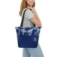 thumbnail image 2 of Fuzoiu Christmas Blue Print Large Capacity Shoulder Bag for Women,Large Capacity Office Purse,Laptop Tote Bag,Casual Everyday Tote for Work Beach Travel and Shopping Grocery, 2 of 6
