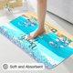 thumbnail image 5 of Juego de 4 gnomos de verano con alfombras antideslizantes, tapa de inodoro y alfombrilla de baño, juego de decoración de baño de océano azul con cortina de ducha y alfombras (ganchos no incluidos), 5 of 6
