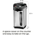 thumbnail image 5 of Chefman 3.6 Liter Electric Hot Water Pot w/ Dispenser - Stainless Steel, 5 of 9