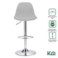 thumbnail image 2 of Banco Silla De Comedor Giratorio Respaldo Set 2pzs Cafeteria blanco 1, 2 of 7