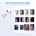 thumbnail image 5 of 2 paquetes de auriculares USB C para iPhone 16/15 Pro Max Plus Tipo C Auriculares con cable con micrófono y control remoto Cancelación de ruido para iPhone 16/15 pro, iPad Pro, Galaxy S23/S22/S21/S20/, 5 of 5