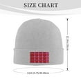 thumbnail image 3 of ZICANCN Knit Beanie Hat-Seamless Hearts-Shapes Love Winter Cap Soft Warm Classic Hats for Men Women Valentine Pink, 3 of 8
