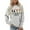 Light Gray, variant on Arlun Just a Girl Who Loves Chickens Sweatshirts Women's Funny Chicken Graphic Letter Farm Casual Sweatshirts Crewneck Drop Shoulder Long Sleeve Pullover Tops Yellow XL