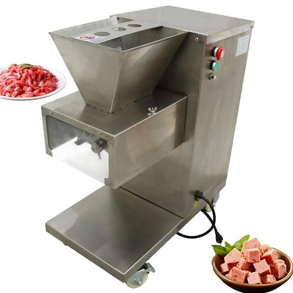 TJ-180L Commercial Vertical Meat Slicer Stainless Steel Meat Cutting Machine with 4MM Blade 800KG/H
