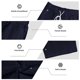 thumbnail image 5 of Ceisia Men's Loose Fit Jacquard 2-Piece Set Crew Neck Short Sleeve T-Shirt with Elastic Waist Drawstring Shorts Gifts, 5 of 6
