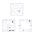 thumbnail image 2 of Agiferg Acrylic DIY Sewing Patchwork Ruler Special-shaped Hollow Sewing Kit Patchwork Template, 2 of 6