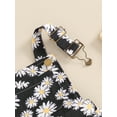 thumbnail image 6 of Bagilaanoe Toddler Baby Girl Jumpsuit Shorts Sleeveless Daisy Print Romper Overalls 6M 12M 18M 24M 3T 4T 5T 6T Kids Short Pants Summer Clothes, 6 of 7