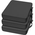 thumbnail image 7 of Stadium Seat Cushions - Portable Bleacher Cushions, 2.56" Extra Thick, Waterproof Oxford Fabric, Lightweight Stadium Seat Pads for Sports Events, Office, Camping, Outdoor Bench (1, Black), 7 of 7