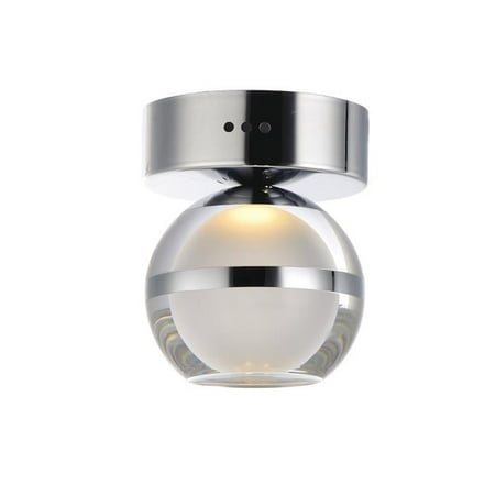 

ET2 E24590-93PC Swank 1-Light Wall Sconce & Flush Mount Polished Chrome