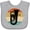 AC-Heather Grey, variant on Inktastic Tuba Music Retro Sunset Silhouette Boys or Girls Baby Bib