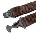 thumbnail image 3 of KAMBERFT Men's Heavy Duty Hidden Suspenders for Under Clothes, Adjustable X-Back Elastic Straps, Brown, 3 of 3