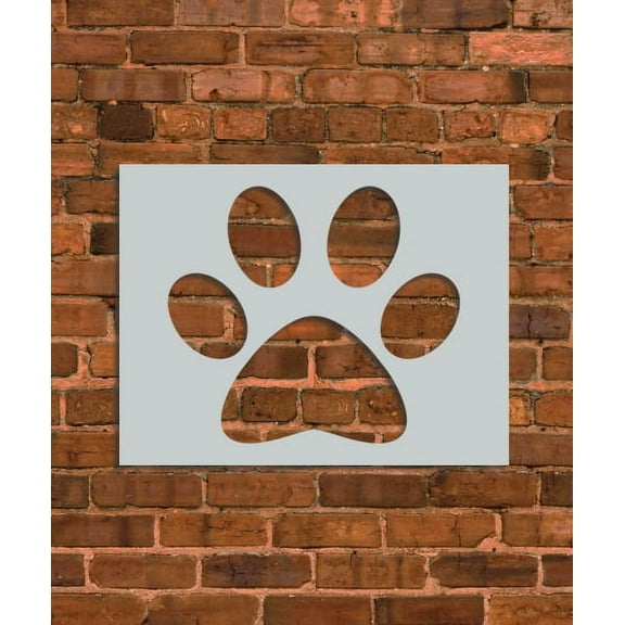Puppy Paw Stencil