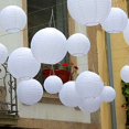 thumbnail image 3 of 40 Pack Chinese Round White Paper Lantern,Paper Lanterns Hanging Lanterns Wedding Party Decorations, 3 of 10