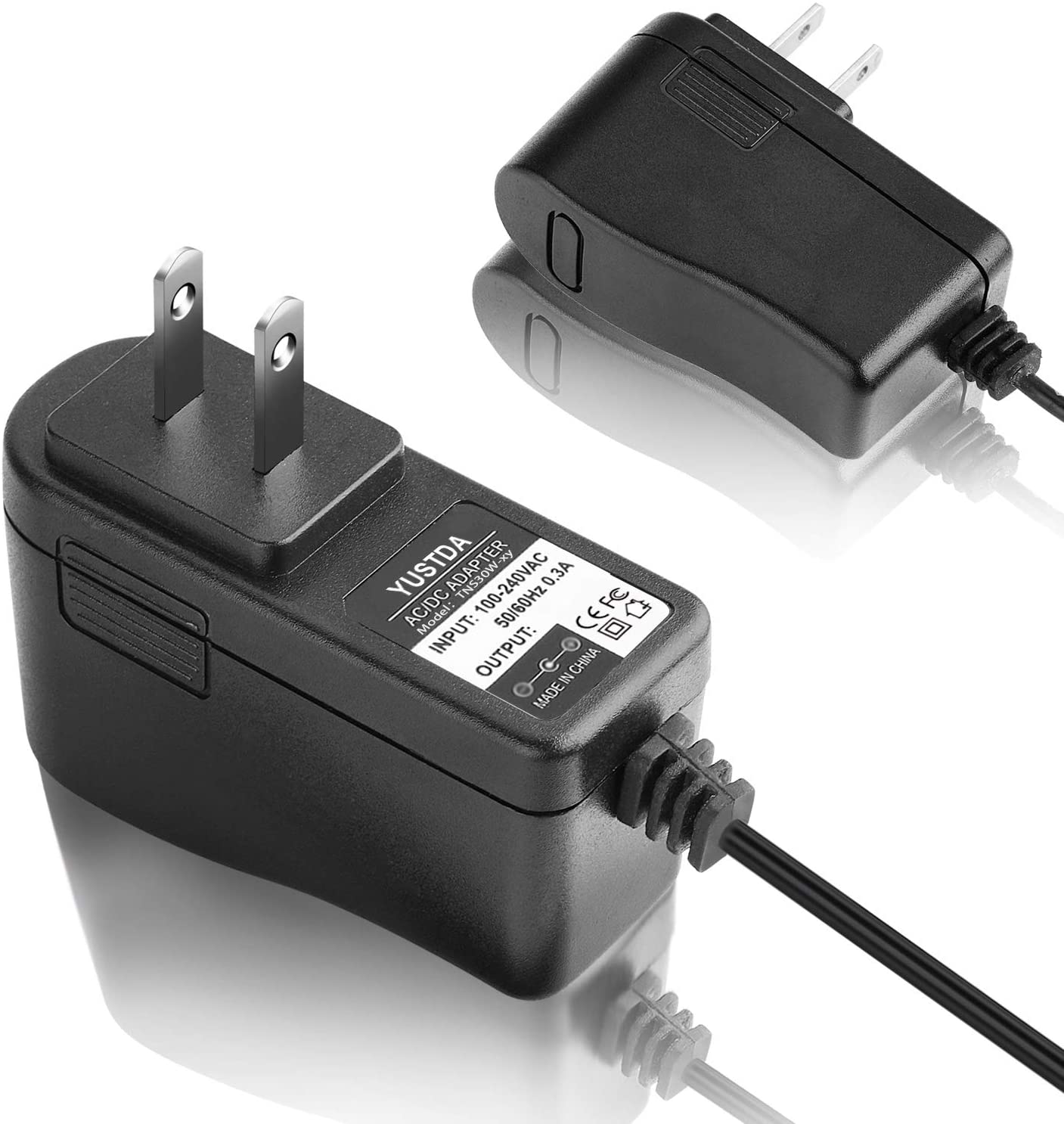 Yustda 12V AC/DC Adapter Replacement for Roland ACO-120T Model: A41210T Boss Electric Piano Keyboard Class 2 Transformer 12VDC DC12V 12.0V 12 Volts Power Supply Cord Home Wall Charger PSU - image 2 of 4