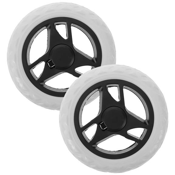 WRITWAA Shopping Trolley Cart Wheels 2Pcs, Multi-Color Plastic, Durable and Compact for Easy Use