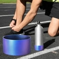 thumbnail image 3 of ZHANQUNE Gradient Luster Silicone Boot for Tumbler, Compatible with 20-40oz & 12-24oz Water Bottles, 2.8-3 Inch Base, 4 Color Metallic Sleeve, Protective & Non-Slip Grip, 3 of 5