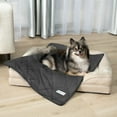 thumbnail image 2 of PetAmi Premium Cooling Dog Blanket | Lightweight Fluffy Pet Throw Blanket Bed Cover for Dogs, Cat, Puppies | Pet Blanket Furniture Protector Couch Sofa | Reversible Fuzzy Cozy | 24x32, Grey, 2 of 6