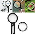 thumbnail image 3 of Magnifying Glass, 6 LED with 2 Lens Portable Handheld LED Illuminated , for Repairing Explorin Hobbies ,Professionals Kids 2275 65 15X, 3 of 8
