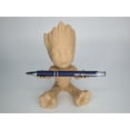 thumbnail image 2 of Clever Contraption Baby Groot Pen, Pencil & Phone Holder – Small Pot-Shaped Desk Organizer with 3 Compartments, 2 of 8