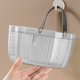 thumbnail image 5 of Cesta de pared para almacenar ajo, cebolla y jengibre | Organizador de cocina de plástico ABS transparente con orificios de drenaje | Especiero colgante para verduras y despensa | Juego de 1 pieza, 5 of 7