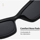thumbnail image 3 of Sports Wrap Around Sunglasses Uv Protection Polarised Lenses Unisex Sports Glasses For DrivingBright Black Grey, 3 of 5