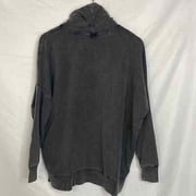 PINK Victorias Secret Women Oversized Cowl Neck Pullover Sweater Washed Gray S