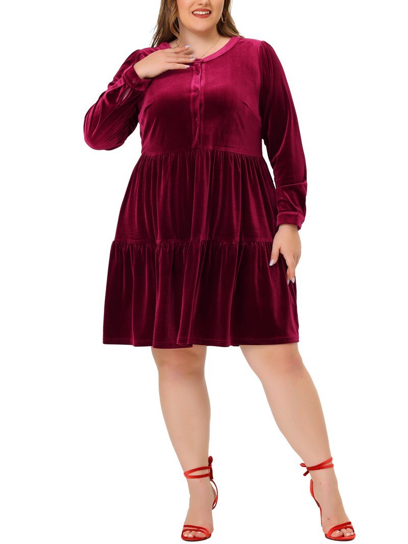blue midi graduation dress Mila Jacquard Plunge Midi Dress