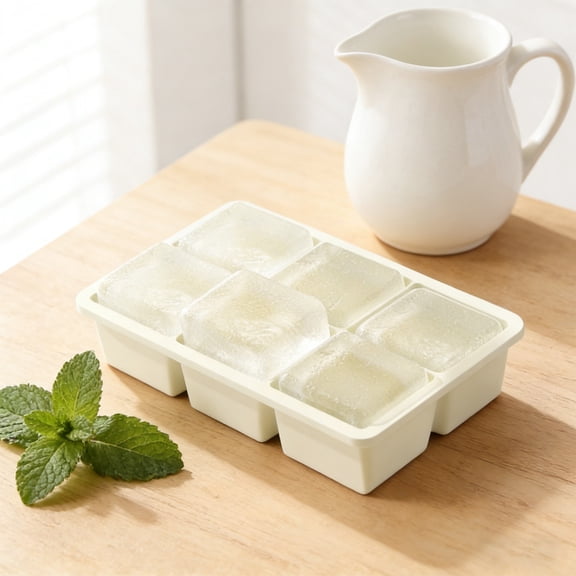 Cevemin Silicone Mold With Lid Food Grade Household Baby Food Frozen Snack Freezer Tray