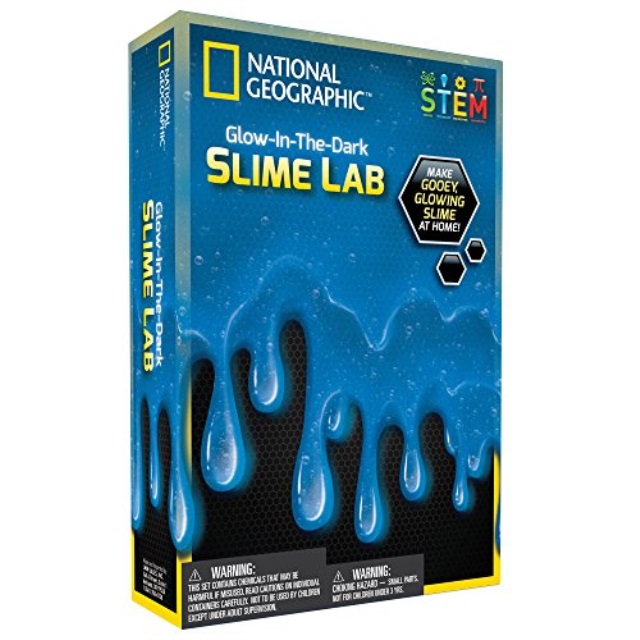 glow in the dark slime science kit