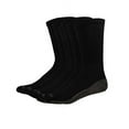thumbnail image 2 of Dickies Men's Dri-tech Moisture Control Crew Socks Multipack, Black (6 Pairs), Shoe Size: 12-15, 2 of 5