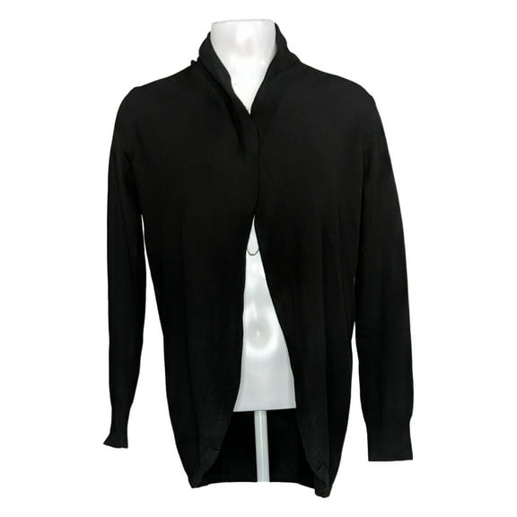 Ella Moss Women's Sweater Sz XS Long Sleeves Cozy Cardigan Black