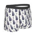 thumbnail image 3 of Naloa Blue Leaves Print Mens Underwear - Boxers for Men, Classic Briefs for Men, 3 of 9
