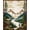 Brown Green Multi, Pattern 5, variant on ODIKA 8'x10' Washable Area Rug Vintage Mountain Woodland Scenery With Deer Elk And Rustic Cloud Prints for King Size Bedroom Under Bed, Master Suite, Non-Shedding, Easy Care