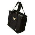 thumbnail image 4 of Bolso de mano de lona Yuyangstore mujer informal playa negro, 4 of 8