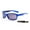 Shiny Blue, variant on Ocean Antigua Polarized Sunglasses Kiteboarding Surf Water Sports (frame Shiny Black, Lens Smoke)