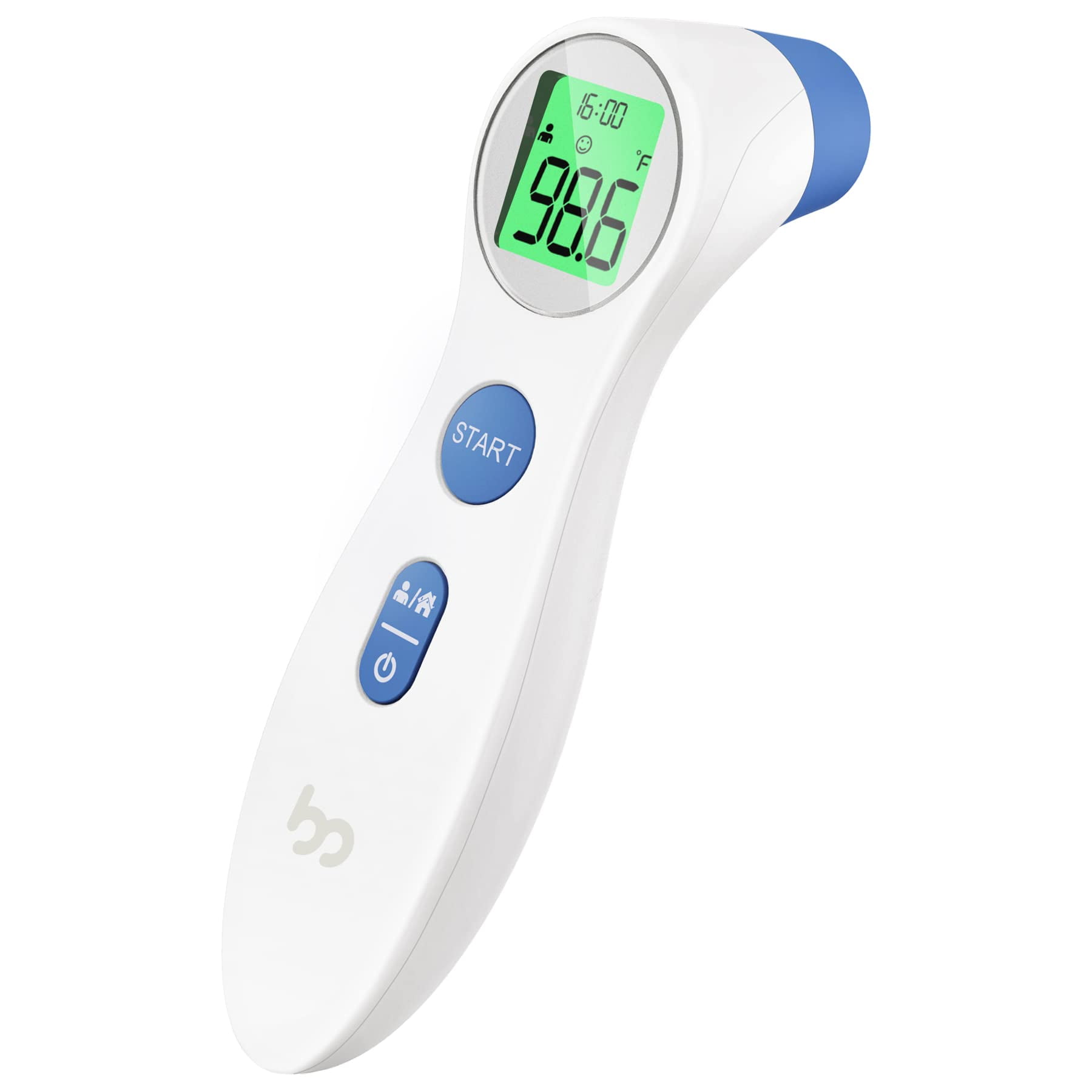 Thermometer for Adults FSA Eligible High Accuracy No-Touch Digital  Thermometer with Fever Alarm and Memory Function Ideal for Babies Kids Home  and Office Use Black