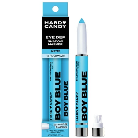 Hard Candy Eye Def Eyeshadow Stick, Matte, Creamy, Blendable Color. Blue