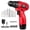 Red, variant on CP CHANT POWER 12V Cordless Power Drill Set, 2 Variable Speed & 25+1 Torque Electric Drill with 21 Bits, 3/8" Keyless Chuck, 1 Battery and Charger