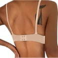 thumbnail image 4 of Puntoco Sujetadores sin aros para mujer, de moda, de color liso, con lazo de encaje y alambre unido, para envolver la leche materna en el pecho, con tirantes extraíbles para el hombro, sujetador d, 4 of 4