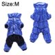 thumbnail image 2 of Ropa para mascotas, ropa cálida de otoño e invierno para perros, suéter con capucha de cuatro patas para mascotas, ropa azul para mascotas, 2 of 6